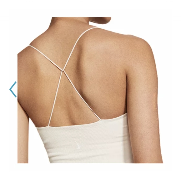 Nike Yoga Luxe Off-White Strappy Cami Tank - Picture 3 of 6